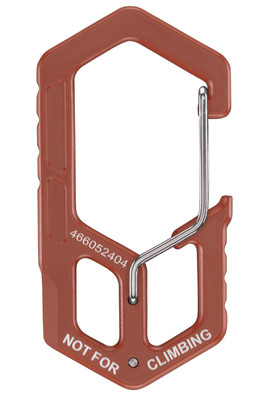 Carabiner Key Chain Tool - Burnt Orange