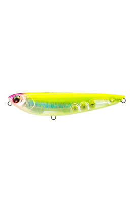 Quick Dog Pencil Fishing Lure 14g 100mm - Glow Belly Chartreuse