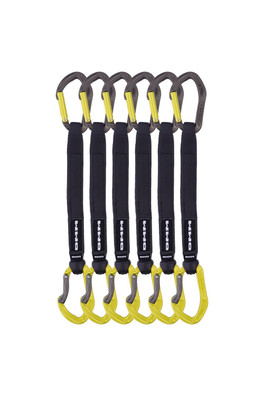 Alpha Sport Quickdraw 6-Pack for Rock Climbing - Lime 25cm