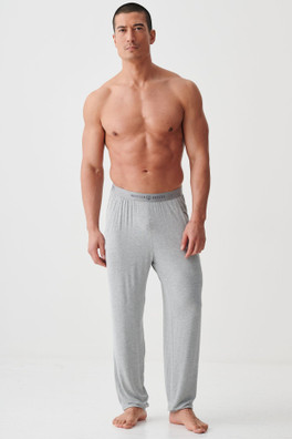 Mens Bamboo Pyjama Trousers - Grey Marl