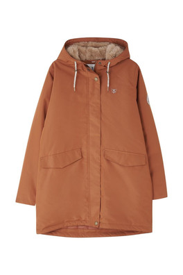 Scarlet Womens Waterproof Coat - Rust