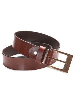 Mens Leather Belt 1.5" Width - Brown