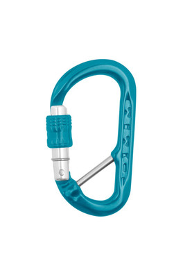 XSRE Mini Locking Karabiner - Turquoise Captive Bar