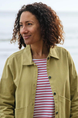 Cotton Women's Shacket - Citrus