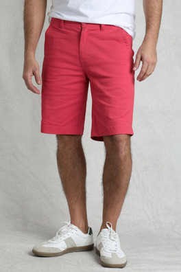 Rayburn Mens Flat Front Shorts - Dark Pink