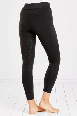 Womens Full Silicone Seat Riding Tight - Black