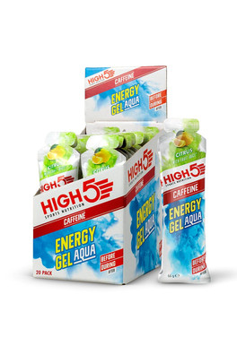 Energy Gel Aqua 20 x 66g - Citrus Caffeine