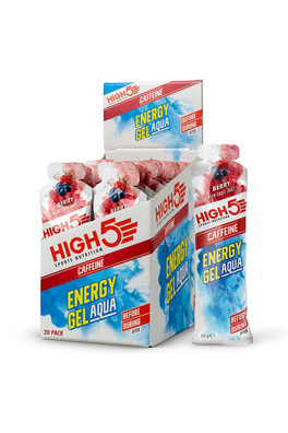 Energy Gel Aqua 20 x 66g - Berry Caffeine