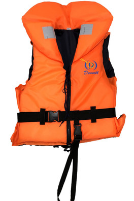 100 Newton Fishing Boat Life Jacket Vest - Orange