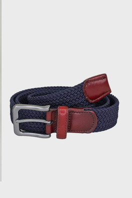 Luffenham Mens 35mm Elastic Web Belt - Navy