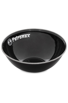 Set Of 2 Enamel Bowls - Black