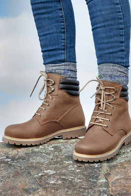 Rocky Waterproof Womens Boots - Copper