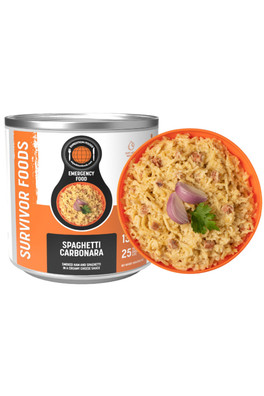 Spaghetti Carbonara Survival Tin - Spaghetti Carbonara