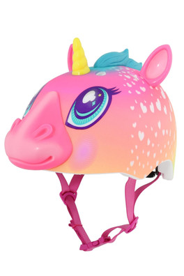 Super Rainbow Raskullz Kids Bike Helmet (5+ Years) - Super Rainbow Corn