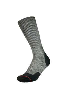 Mens Fusion Repreve Double Layer Socks - Charcoal / Black