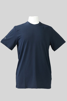 Mens Short Sleeve Tech Tee 92% Recycled Polyester - Navy
