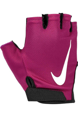 Gym Essential Womens 2024 Fingerless Gloves - Black/Fuchsia