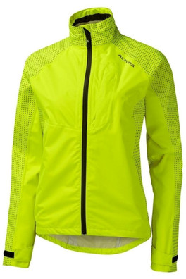 Nightvision Storm Womens Waterproof Cycling Jacket - Hi-Viz Yellow