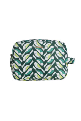 Janis Womens Printed Washbag - Cedar Green