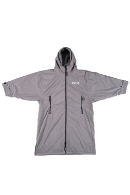 VAST Adults Unisex Change Robe - Charcoal Black