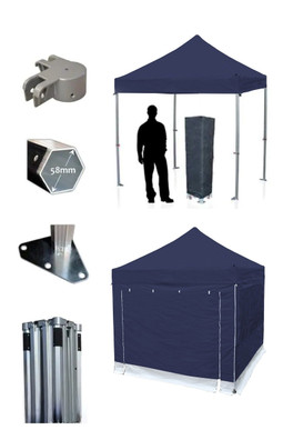Protex50 3m x 3m Gazebo - NAVY BLUE