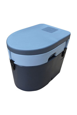 Nature Calls Composting Toilet - Grey and Black