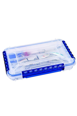 Fishing Tackle Box Ultimate Waterproof Tuff Tainer - Clear