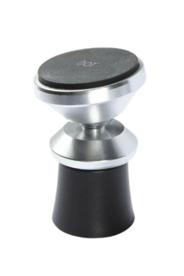 Clutch Magnetic Car Dashboard Phone Mount - Silver