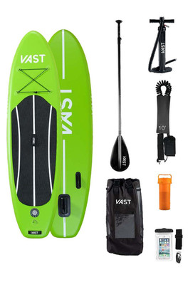 Astro 8'6" Junior Inflatable Stand Up Paddle Board - Green