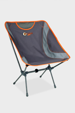 Aaron Folding Camping Chair - Grey / Orange