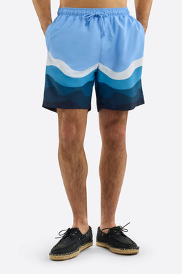 Penrose Mens 7" Swim Short - Natural Blue