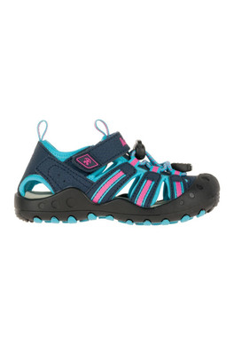 Crab Kids Sandals - Navy/Teal