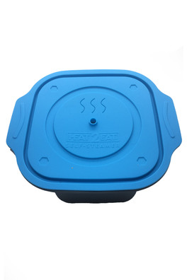 Silicone Collapsible Container Self-Steamer - Brown/Green