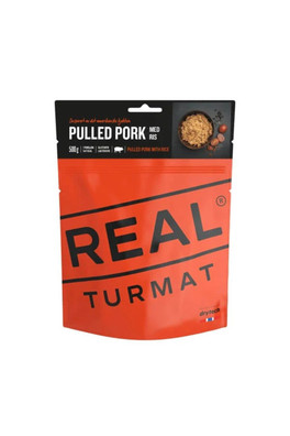 Pulled Pork with Rice Camping Food - Pulled Pork with Rice