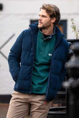 Kempsford Corduroy Mens Jacket - Navy
