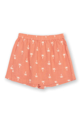 Kids 100% Organic Cotton Skort - Coco Palm