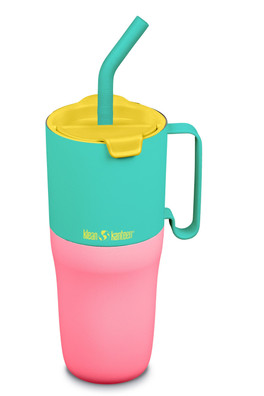 769ml Rise Tumbler with Straw Lid - Turquoise Kaleidoscope