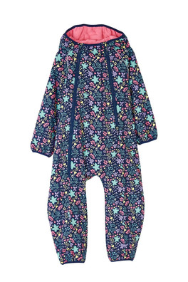 Jamie Puddle Kids Printed Waterproof Rain Suit - Floral Print