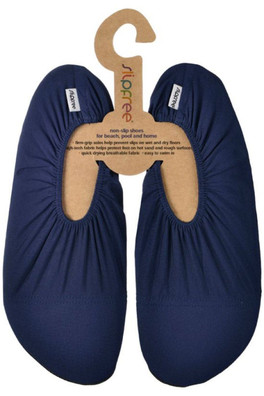 Womens Non-Slip Swim Shoes - Navy Blue