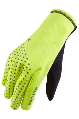 Nightvision Unisex Windproof Fleece Cycling Gloves - Yellow