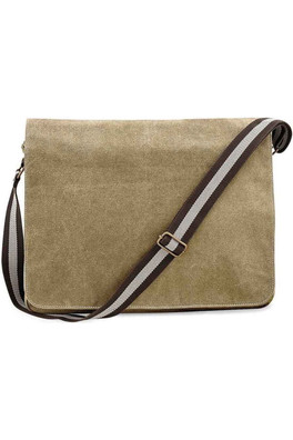 Unisex Vintage Messenger Bag 14 Litres - Sahara