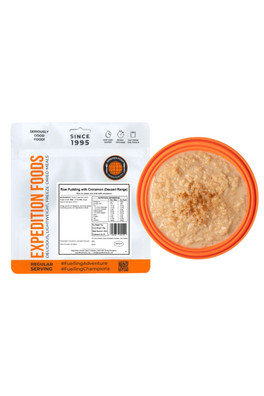 Rice Pudding with Cinnamon Camping Food (450kcal) - Rice Pudding