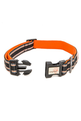 Comfort Padded & Reflective Dog Collar - Black
