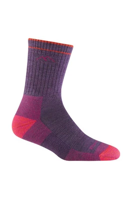 Ladies Cushioned Midweight Hiking Merino Socks - Purple