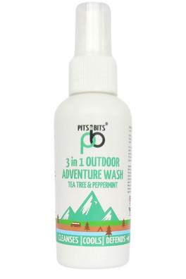 3 in 1 Outdoor Adventure Wash - White, Green