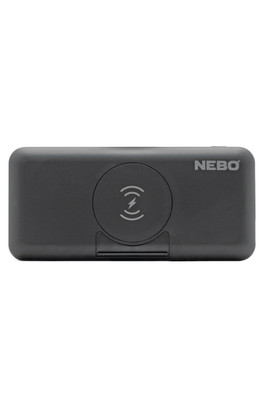 NEBO 10K Powerbank & Wireless Charger - Grey