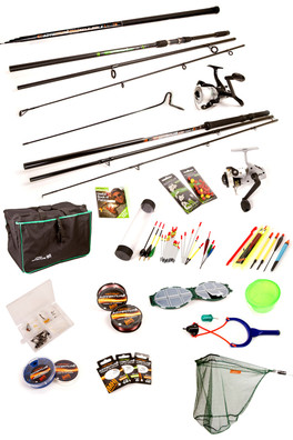 Complete Freshwater Fishing Set - MULTICOLOURED
