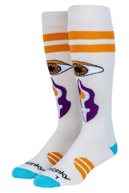 Shed A Tear Unisex Socks - White/Orange