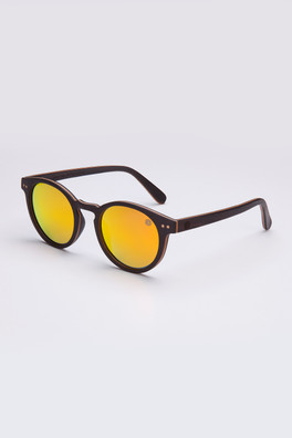 Black Pearl Polarised Lifestyle Sunglasses - Black Pearl-Gold Lens