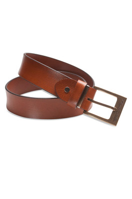 Mens Leather Belt 1.25" Width - Tan